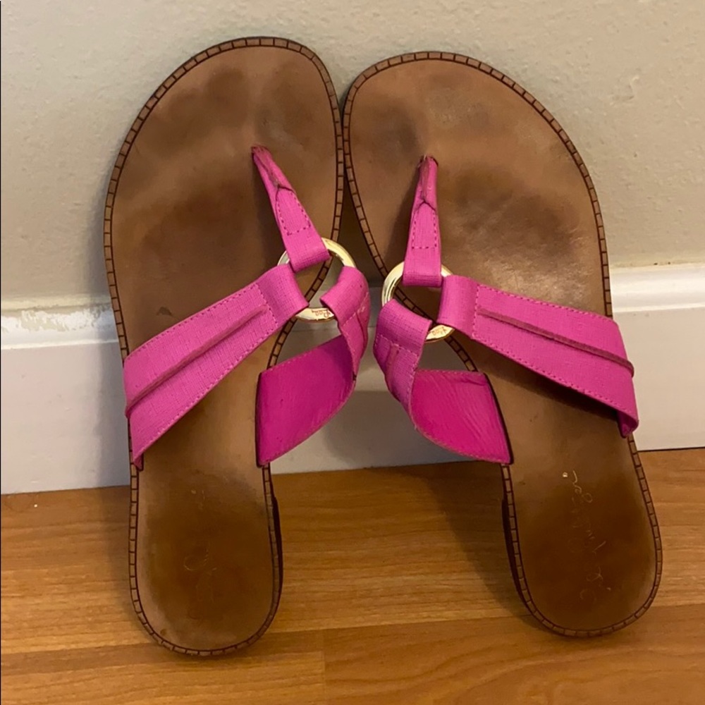 Lilly Pulitzer Pink McKim SandalsSize 8 1/2